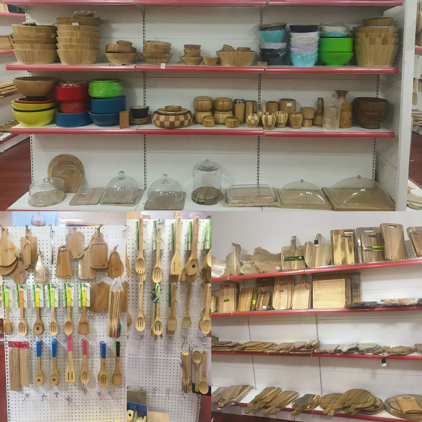 Bamboo Kitchenware | Bamboo Cooking Utensils | Eco-Friendly Bamboo Kitchen Utensils – 10 Types, 30×6cm Cooking Tools, 6-Piece Set Wholesale