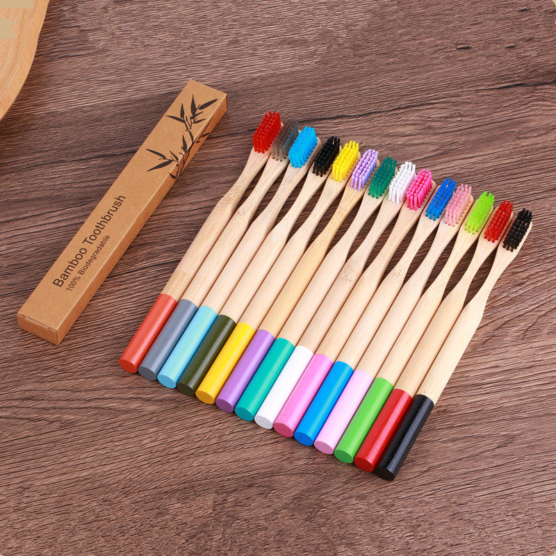 Bamboo Personal Care | Bamboo Toothbrushes | Reusable Bamboo Toothbrush with Round Handle – Eco-Friendly for Home, Hotels & Travel Wholesale EXW