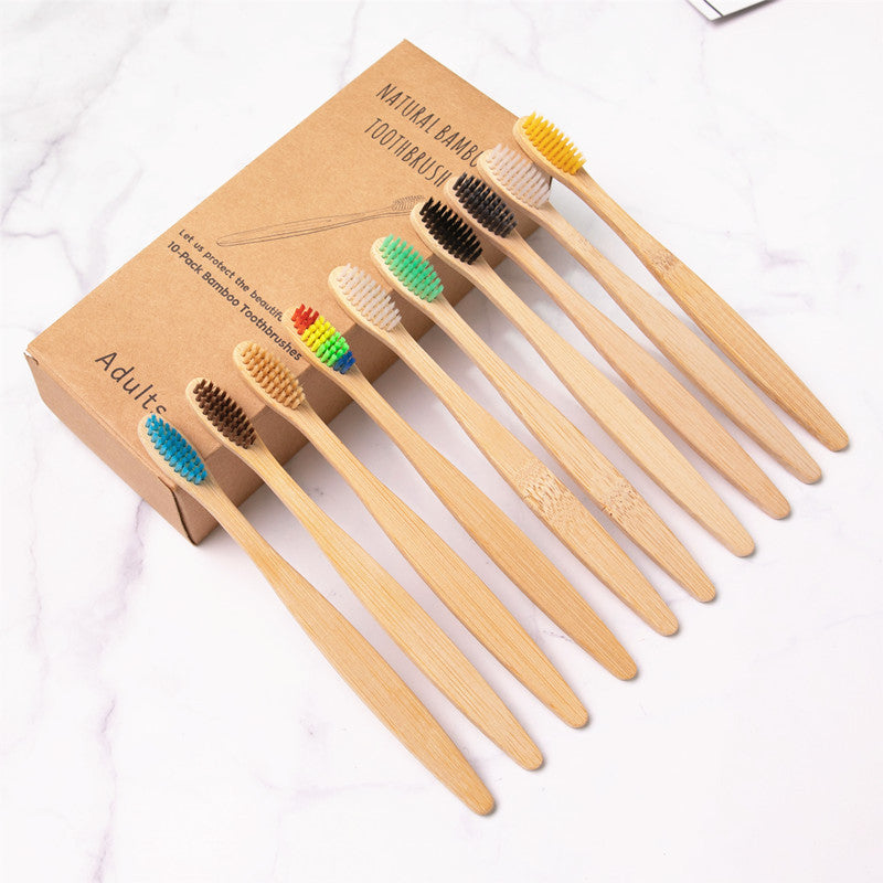 Bamboo Personal Care | Bamboo Toothbrushes | Biodegradable Bamboo Toothbrush Sets – Soft Charcoal Bristles, Eco-Friendly Hotel & Family Packs (8/10/12 pcs) Wholesale EXW