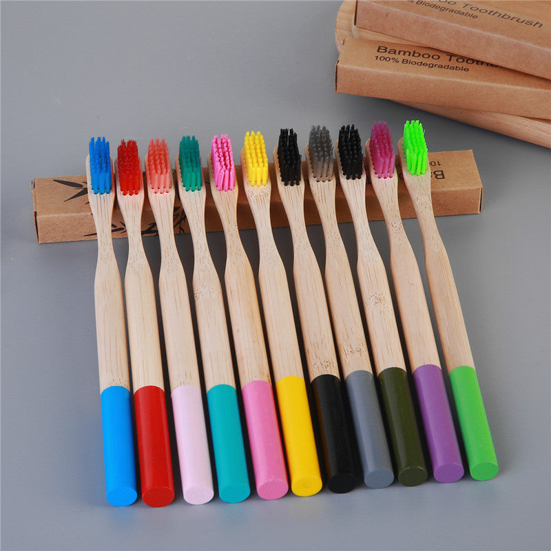 Bamboo Personal Care | Bamboo Toothbrushes | Reusable Bamboo Toothbrush with Round Handle – Eco-Friendly for Home, Hotels & Travel Wholesale EXW