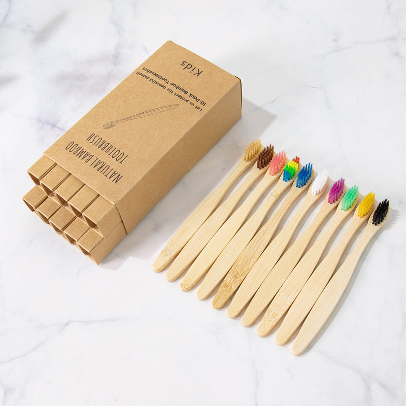 Bamboo Personal Care | Bamboo Toothbrushes | Biodegradable Bamboo Toothbrush Sets – Soft Charcoal Bristles, Eco-Friendly Hotel & Family Packs (8/10/12 pcs) Wholesale EXW