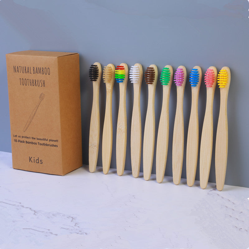 Bamboo Personal Care | Bamboo Toothbrushes | Biodegradable Bamboo Toothbrush Sets – Soft Charcoal Bristles, Eco-Friendly Hotel & Family Packs (8/10/12 pcs) Wholesale EXW