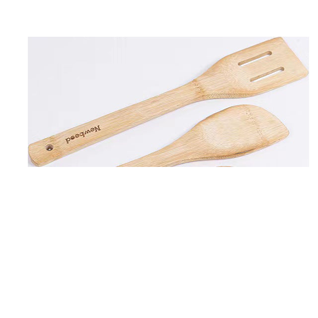 Bamboo Kitchenware | Bamboo Cooking Utensils | Eco-Friendly Bamboo Kitchen Utensil Multi-Piece Sets – Spatulas, Spoons, Tongs (3/6/8 PCS), Natural Solid Bamboo Wholesale