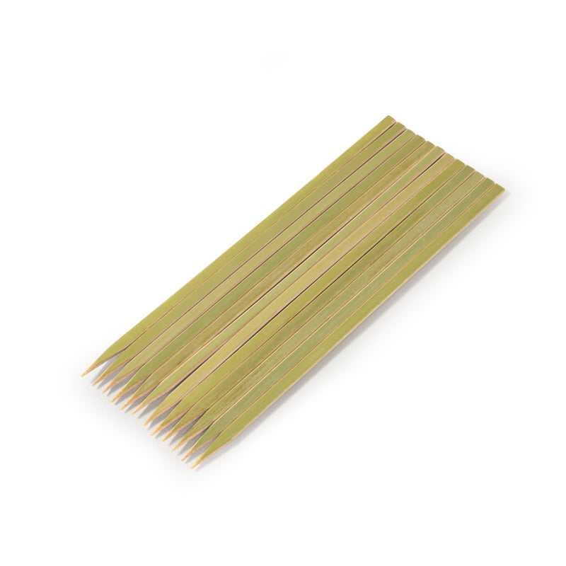 Bamboo Disposables | Green Bamboo Flat Yakitori Skewers – Food Grade Disposable BBQ Sticks | Wholesale EXW Prices