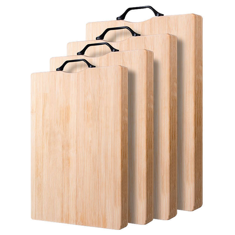Bamboo Kitchenware | Solid Bamboo Cutting Board with Handle | Multiple Sizes 1.7cm / 1.9cm | Wholesale EXW Prices