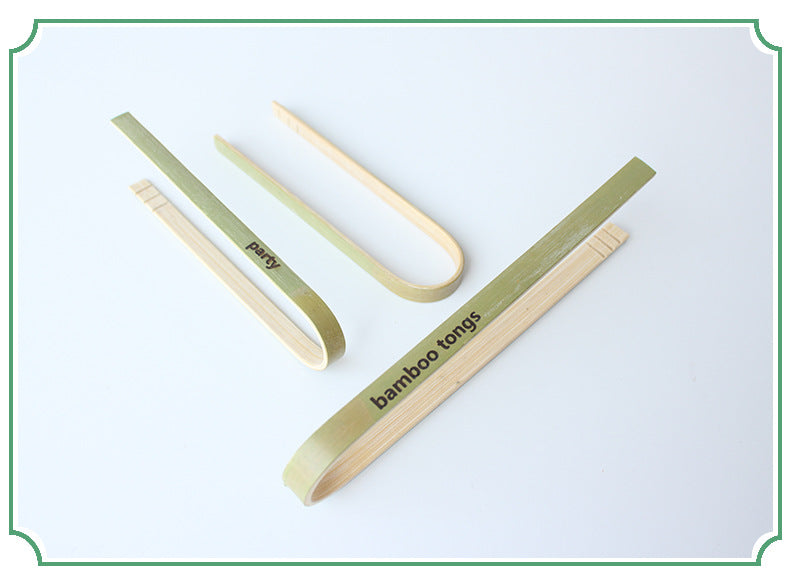 Bamboo Tableware | Bamboo Serving Tongs | Natural Green Bamboo Food & Snack Tongs – Food-Grade, Dyed Bamboo Wholesale