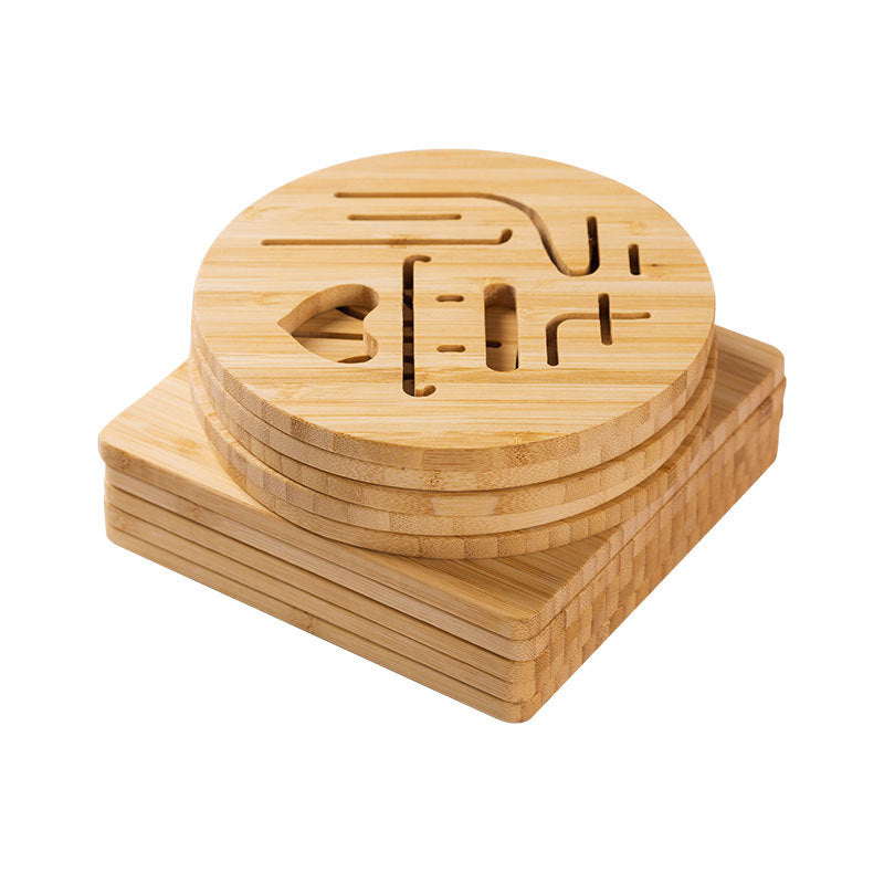 Bamboo Homeware | Bamboo Coasters | Chinese-Style Heat-Resistant Bamboo Cup & Teapot Mats – Wholesale