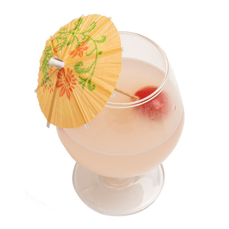 10 cm Einweg-Cocktailschirmchen &amp; Obstspieße (Großpackung) | Getränkeschirmchen aus Bambuspapier, verschiedene Farben | Großhandelspreise (EXW)