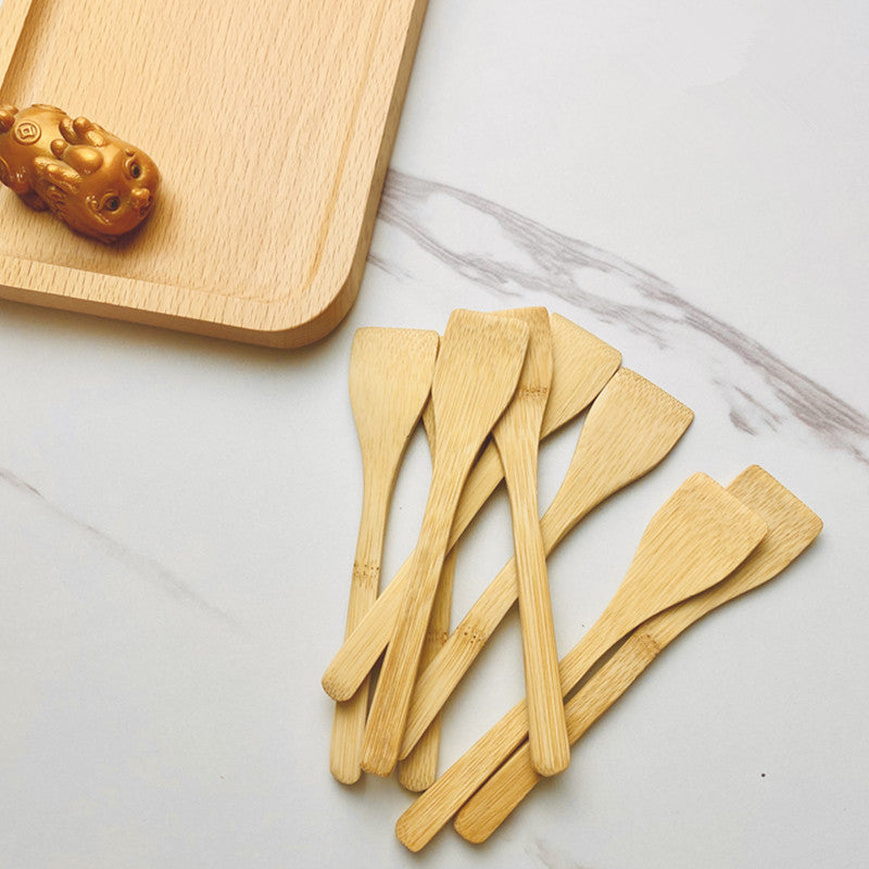 Bamboo Kitchenware | Bamboo Cooking Utensils | Eco-Friendly Bamboo Kitchen Utensils – 10 Types, 30×6cm Cooking Tools, 6-Piece Set Wholesale