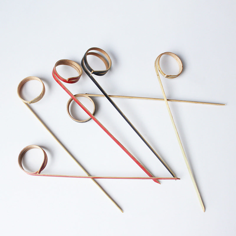 Deliver to door | 10,000pcs Bamboo Finger Picks/Knot Picks/Heart Shape Picks – 100% Natural Skewers for Appetizers, Cocktails & Catering