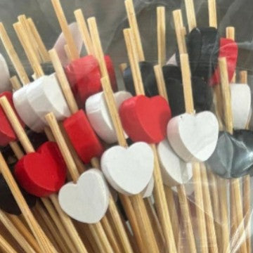 نماذج من 1 إلى 100، عبوة من 10000 قطعة | أعواد خيزران لتزيين الفواكه والطعام | أسياخ للاستخدام مرة واحدة للحفلات والمناسبات | أسعار تسليم المصنع