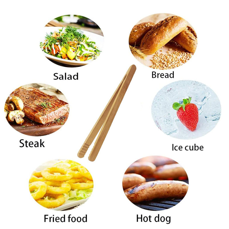 Bamboo Kitchenware | Bamboo Kitchen Accessories | Eco-Friendly Bamboo Food Clips with Magnet – Bread & Snack Bag Clips Wholesale