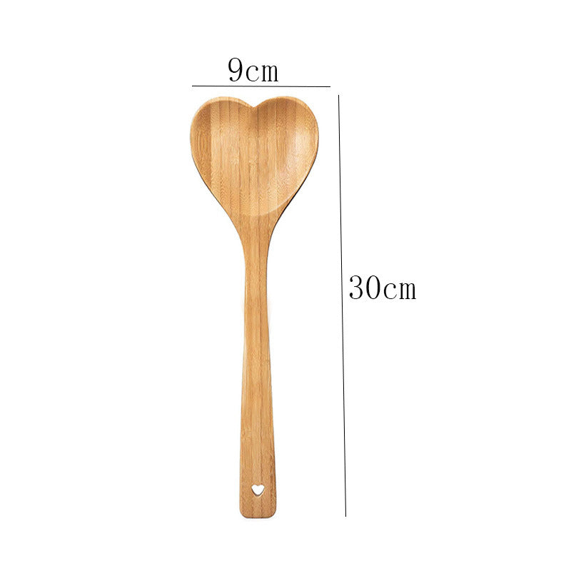Bamboo Tableware | Bamboo Spoons & Utensils | Eco-Friendly Bamboo Heart Spoon – Natural Bamboo Honey & Dessert Spoon Wholesale