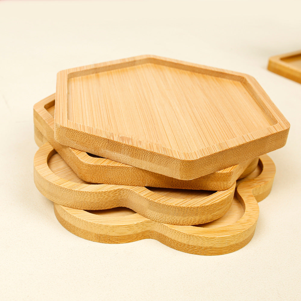 Bamboo Homeware | Bamboo Coasters & Table Mats | Eco-Friendly 10-Shapes Bamboo Coasters for Cups, Bowls & DIY Crafts – Heat-Resistant Wholesale