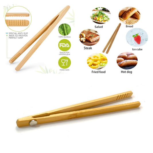 Bamboo Kitchenware | Bamboo Kitchen Accessories | Eco-Friendly Bamboo Food Clips with Magnet – Bread & Snack Bag Clips Wholesale