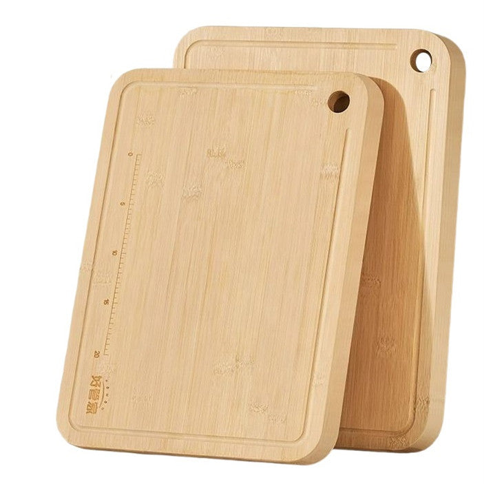 Bamboo Kitchenware | Bamboo Cutting Boards | Extra Thick Antibacterial Bamboo Cutting Board with Measurement Scale & Hanging Hole Wholesale