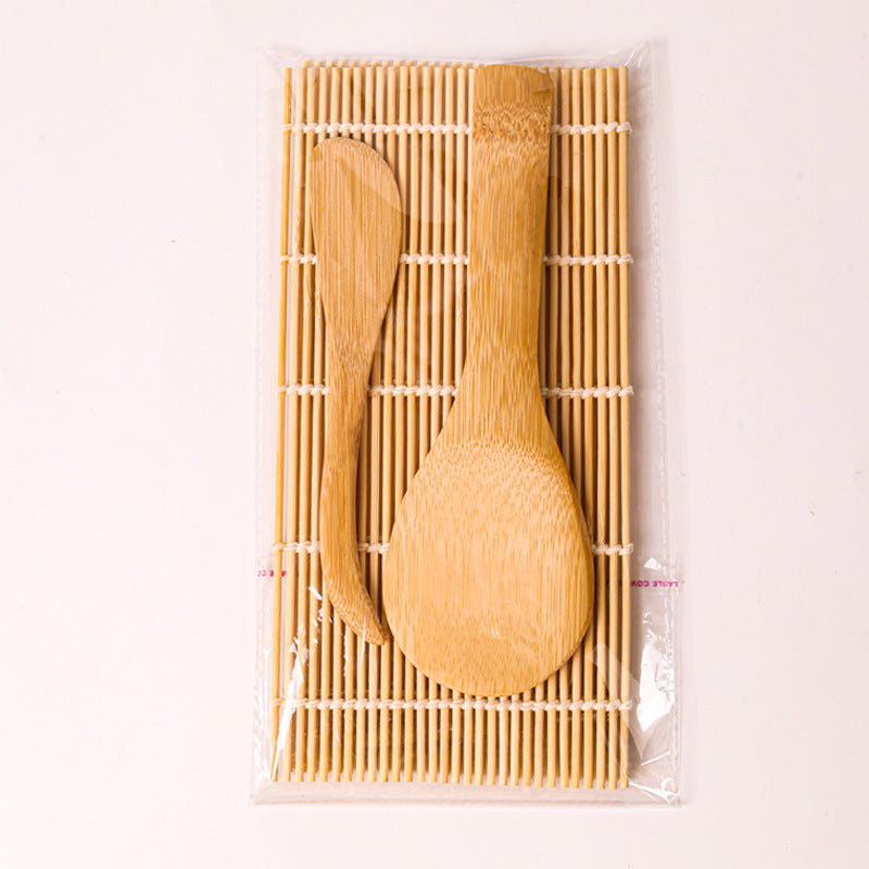 Bamboo Kitchenware | Bamboo Sushi & Rolling Mats | Eco-Friendly Bamboo Sushi Rolling Mat Set – White & Green Skin, Non-Stick, Durable Wholesale
