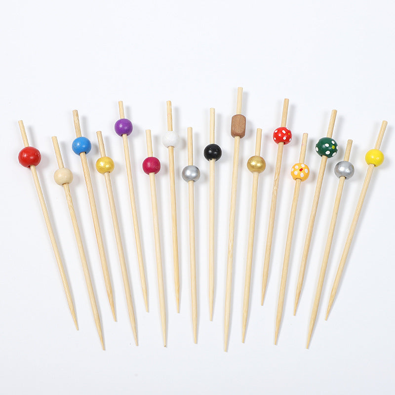 Runde Bambus-Holzperlen, 12 cm – Grün / Rosa / Gelb / Orange / Blau / Rot / Gemischt | 100 Stück/Packung | Großhandelspreise ab Werk