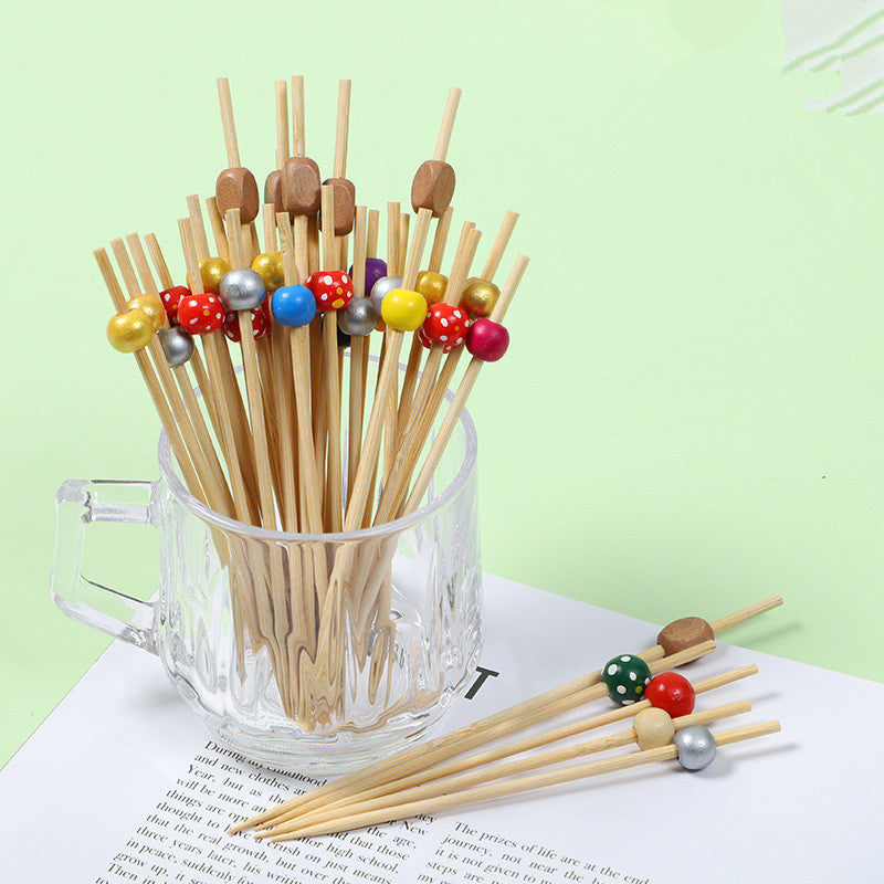 Runde Bambus-Holzperlen, 12 cm – Grün / Rosa / Gelb / Orange / Blau / Rot / Gemischt | 100 Stück/Packung | Großhandelspreise ab Werk
