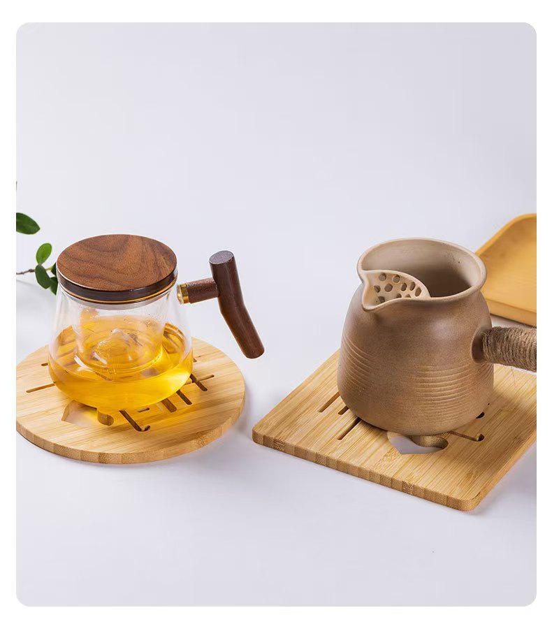 Bamboo Homeware | Bamboo Coasters | Chinese-Style Heat-Resistant Bamboo Cup & Teapot Mats – Wholesale