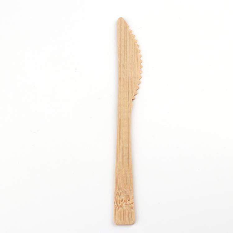 Set di coltelli in bambù al 100% - 100 utensili ecologici (100 coltelli compostabili) | Posate in bambù riutilizzabili o monouso | Posate compostabili per matrimoni, campeggio, feste | Prezzo all'ingrosso EXW