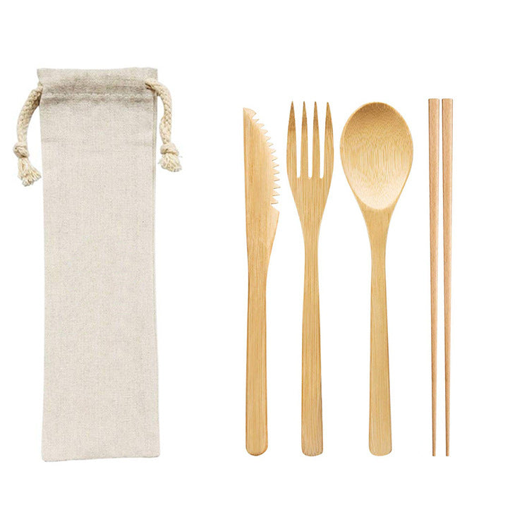 Bamboo Tableware | Reusable Bamboo Cutlery | Eco-Friendly Bamboo Cutlery Set – 3–9 pcs Options for Catering & Hospitality Wholesale EXW