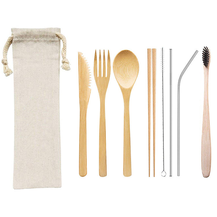 Bamboo Tableware | Reusable Bamboo Cutlery | Eco-Friendly Bamboo Cutlery Set – 3–9 pcs Options for Catering & Hospitality Wholesale EXW