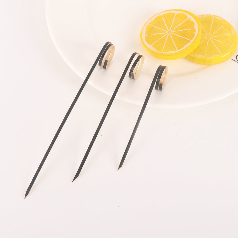 Deliver to door | 10,000pcs Bamboo Finger Picks/Knot Picks/Heart Shape Picks – 100% Natural Skewers for Appetizers, Cocktails & Catering