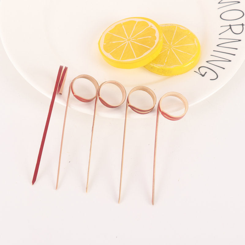 Deliver to door | 10,000pcs Bamboo Finger Picks/Knot Picks/Heart Shape Picks – 100% Natural Skewers for Appetizers, Cocktails & Catering
