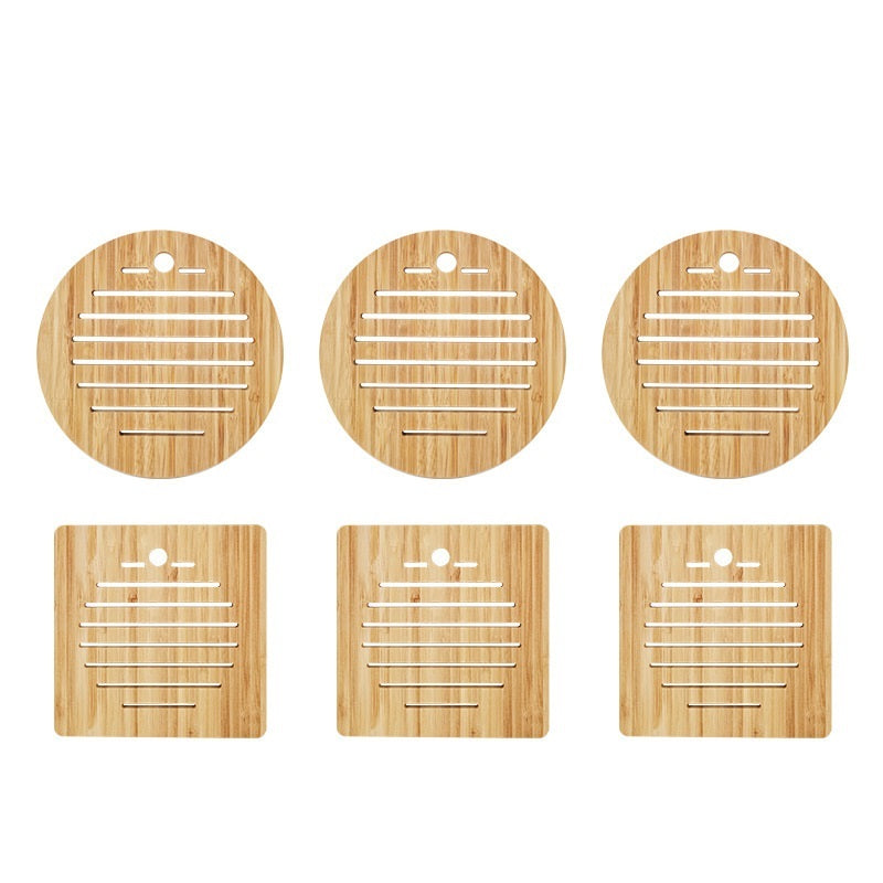 Bamboo Homeware | Bamboo Coasters | Chinese-Style Heat-Resistant Bamboo Cup & Teapot Mats – Wholesale