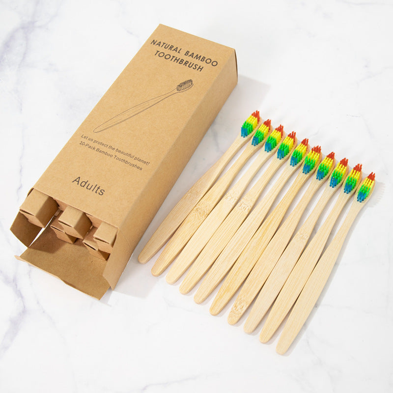 Bamboo Personal Care | Bamboo Toothbrushes | Biodegradable Bamboo Toothbrush Sets – Soft Charcoal Bristles, Eco-Friendly Hotel & Family Packs (8/10/12 pcs) Wholesale EXW