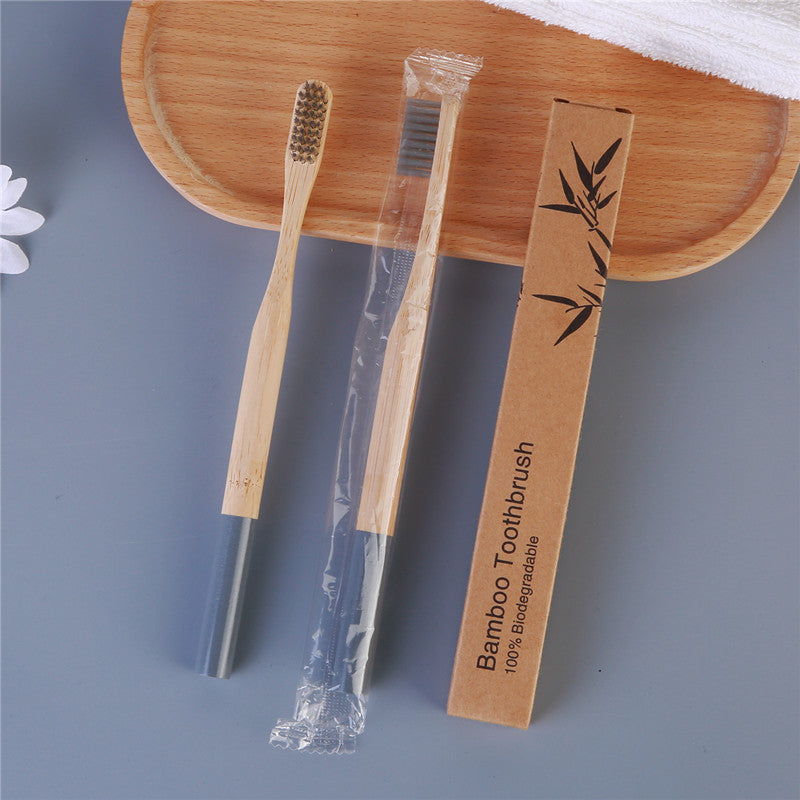 Bamboo Personal Care | Bamboo Toothbrushes | Reusable Bamboo Toothbrush with Round Handle – Eco-Friendly for Home, Hotels & Travel Wholesale EXW