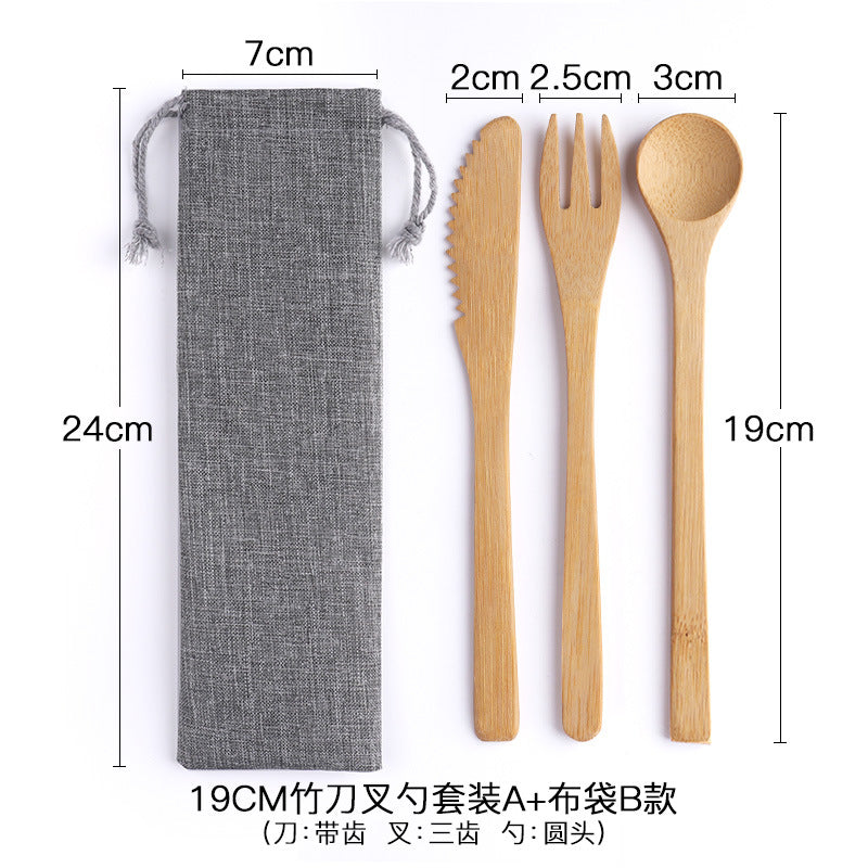 Bamboo Tableware | Reusable Bamboo Cutlery | Eco-Friendly Bamboo Utensils Set – Knife, Fork, Spoon & Spork for Sustainable Travel & Dining Wholesale EXW