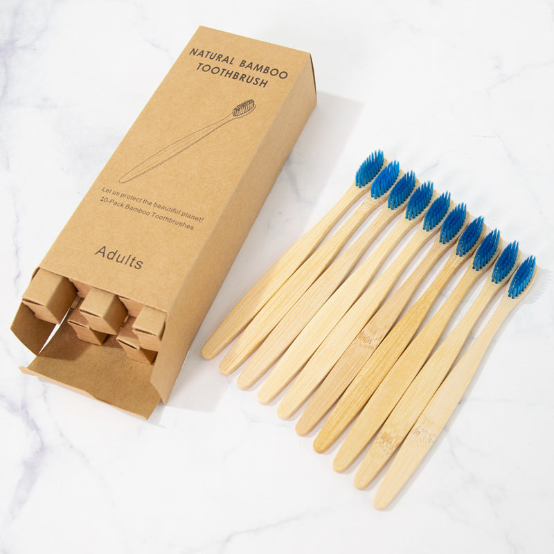 Bamboo Personal Care | Bamboo Toothbrushes | Biodegradable Bamboo Toothbrush Sets – Soft Charcoal Bristles, Eco-Friendly Hotel & Family Packs (8/10/12 pcs) Wholesale EXW