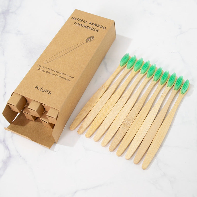 Bamboo Personal Care | Bamboo Toothbrushes | Biodegradable Bamboo Toothbrush Sets – Soft Charcoal Bristles, Eco-Friendly Hotel & Family Packs (8/10/12 pcs) Wholesale EXW