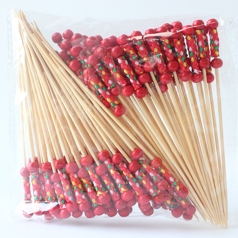Runde Bambus-Holzperlen, 12 cm – Grün / Rosa / Gelb / Orange / Blau / Rot / Gemischt | 100 Stück/Packung | Großhandelspreise ab Werk