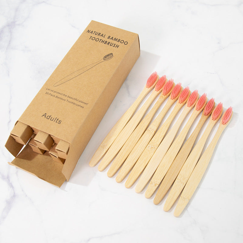 Bamboo Personal Care | Bamboo Toothbrushes | Biodegradable Bamboo Toothbrush Sets – Soft Charcoal Bristles, Eco-Friendly Hotel & Family Packs (8/10/12 pcs) Wholesale EXW