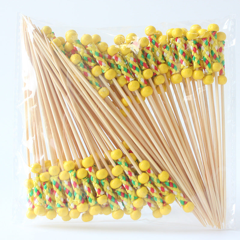 Runde Bambus-Holzperlen, 12 cm – Grün / Rosa / Gelb / Orange / Blau / Rot / Gemischt | 100 Stück/Packung | Großhandelspreise ab Werk