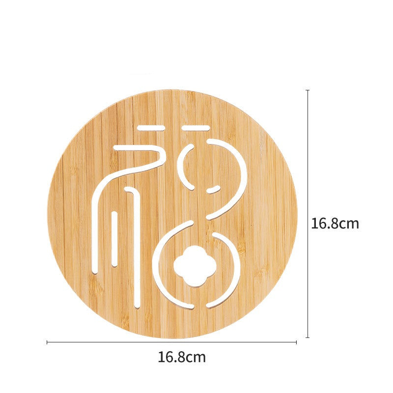Bamboo Homeware | Bamboo Coasters | Chinese-Style Heat-Resistant Bamboo Cup & Teapot Mats – Wholesale