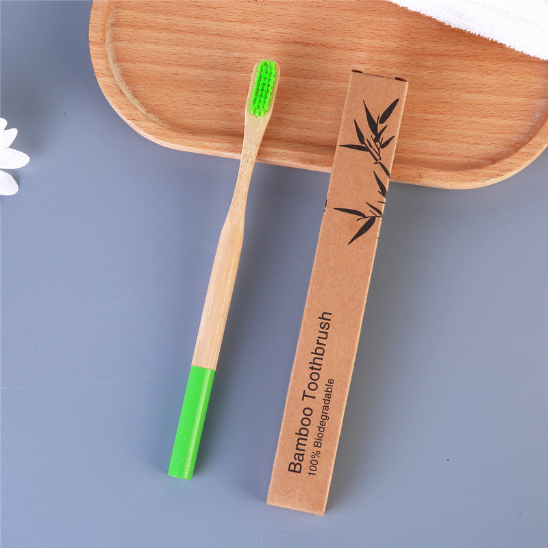 Bamboo Personal Care | Bamboo Toothbrushes | Reusable Bamboo Toothbrush with Round Handle – Eco-Friendly for Home, Hotels & Travel Wholesale EXW