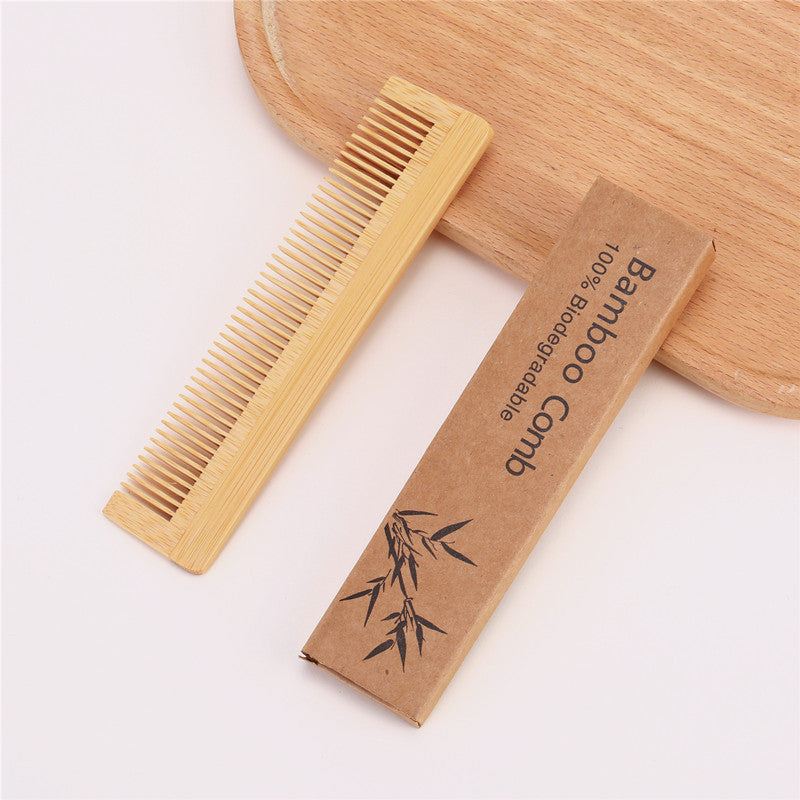 Bamboo Homeware | Bamboo Combs | Wholesale Eco Bamboo Combs – Unpainted, 13.5cm & 18cm, Kraft Box Packaging EXW