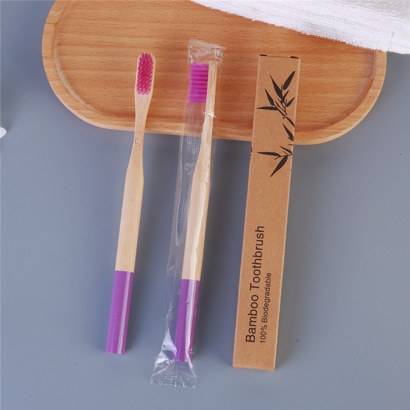 Bamboo Personal Care | Bamboo Toothbrushes | Reusable Bamboo Toothbrush with Round Handle – Eco-Friendly for Home, Hotels & Travel Wholesale EXW