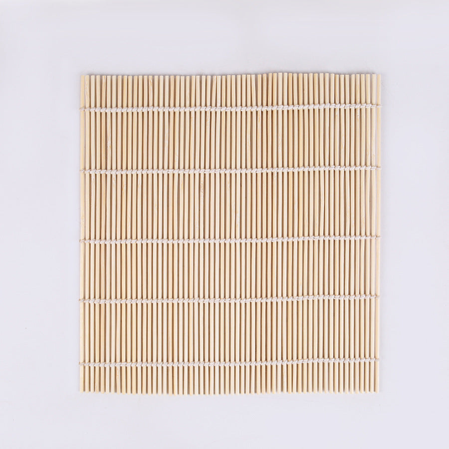 Bamboo Kitchenware | Bamboo Sushi & Rolling Mats | Eco-Friendly Bamboo Sushi Rolling Mat Set – White & Green Skin, Non-Stick, Durable Wholesale