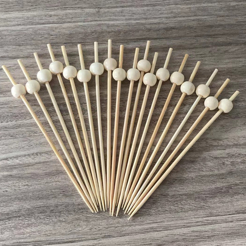 Runde Bambus-Holzperlen, 12 cm – Grün / Rosa / Gelb / Orange / Blau / Rot / Gemischt | 100 Stück/Packung | Großhandelspreise ab Werk