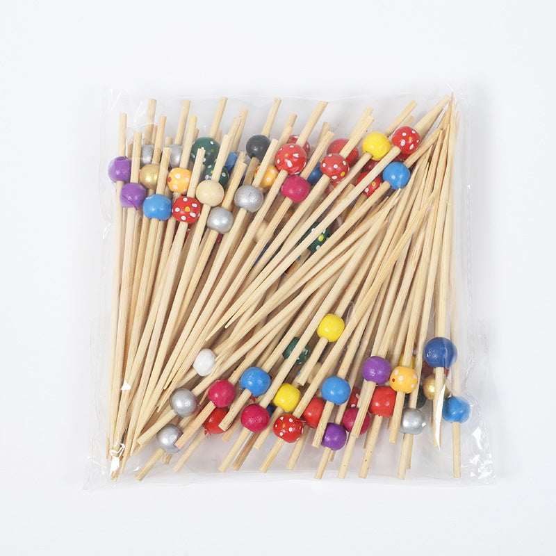 Runde Bambus-Holzperlen, 12 cm – Grün / Rosa / Gelb / Orange / Blau / Rot / Gemischt | 100 Stück/Packung | Großhandelspreise ab Werk