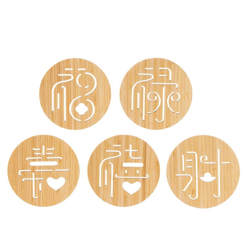 Bamboo Homeware | Bamboo Coasters | Chinese-Style Heat-Resistant Bamboo Cup & Teapot Mats – Wholesale