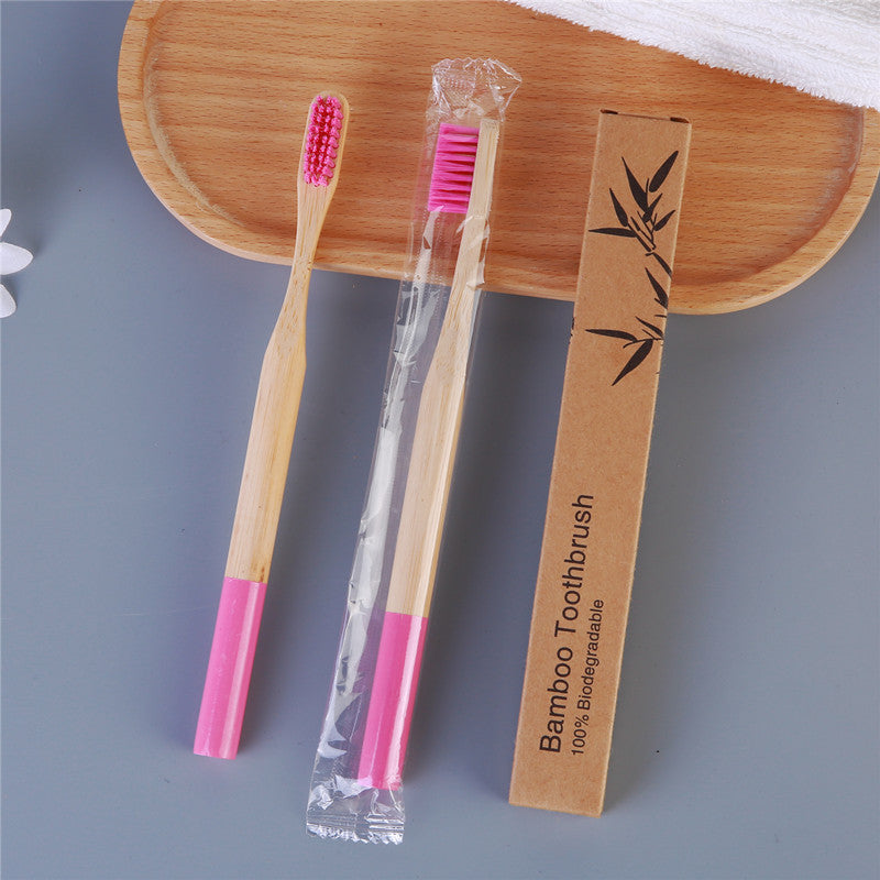 Bamboo Personal Care | Bamboo Toothbrushes | Reusable Bamboo Toothbrush with Round Handle – Eco-Friendly for Home, Hotels & Travel Wholesale EXW