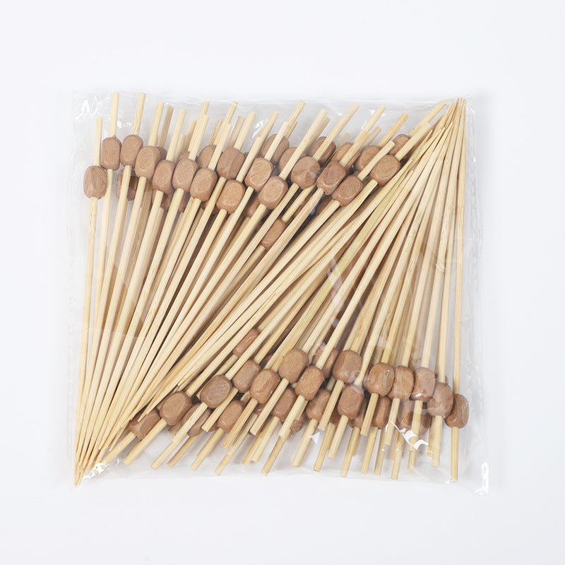 Runde Bambus-Holzperlen, 12 cm – Grün / Rosa / Gelb / Orange / Blau / Rot / Gemischt | 100 Stück/Packung | Großhandelspreise ab Werk
