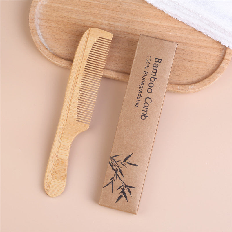 Bamboo Homeware | Bamboo Combs | Wholesale Eco Bamboo Combs – Unpainted, 13.5cm & 18cm, Kraft Box Packaging EXW