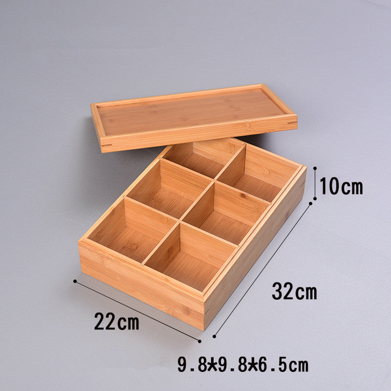Bamboo Homeware | Bamboo Snack & Candy Boxes | Compartment Bamboo Nut & Sweets Gift Box with Lid or Handle – Wholesale